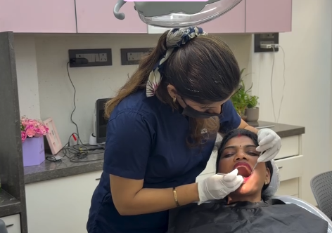 Friendly front desk at Infinity Smiles